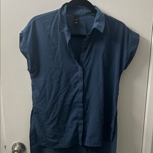 BONGO Casual Navy Button Down Shirt